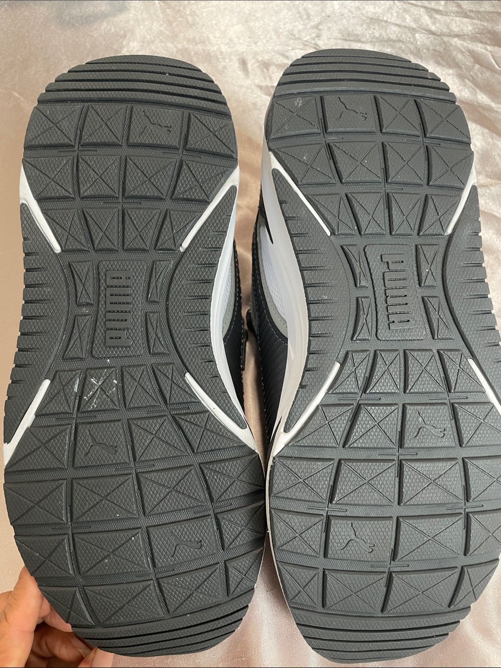 Puma Men's Athletic Shoes in White, Black, Red, Gray - Picture 3 of 6